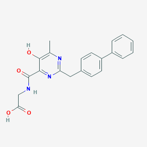 molecular formula C21H19N3O4 B12364218 DS44470011 