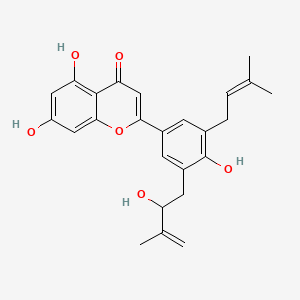 molecular formula C25H26O6 B1236425 Yinyanghuo B CAS No. 174286-24-9