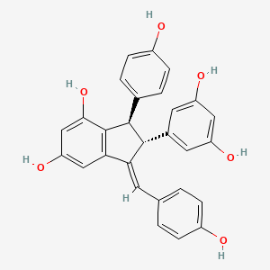 molecular formula C28H22O6 B1236426 quadrangularin A 