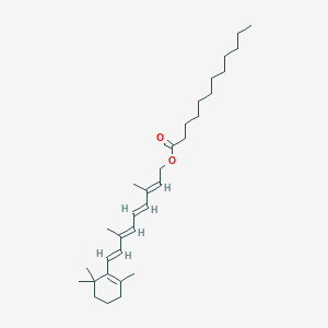 molecular formula C32H52O2 B1236430 Retinyl dodecanoate CAS No. 1259-24-1