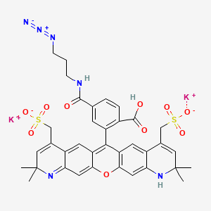 molecular formula C36H34K2N6O10S2 B12364338 AF 568 azide 