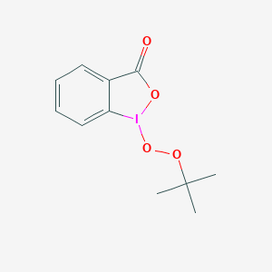 molecular formula C11H13IO4 B123644 1-(叔丁基过氧基)-1,2-苯并碘杂氧环-3(1H)-酮 CAS No. 142260-70-6