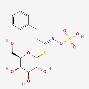 molecular formula C15H21NO9S2 B1236442 Gluconasturtiin 