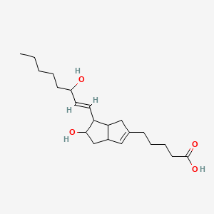 molecular formula C21H34O4 B1236464 9-O-methanoprostaglandin I CAS No. 99946-24-4
