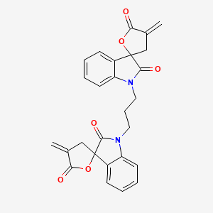 molecular formula C27H22N2O6 B12364686 SpiD3 