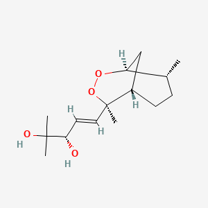 molecular formula C15H26O4 B1236473 Yingzhaosu A CAS No. 73301-54-9