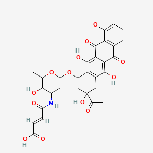 molecular formula C31H31NO13 B1236476 N-Maleyldaunomycin CAS No. 80445-76-7