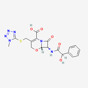 molecular formula C18H18N6O6S B1236480 Oxacefamandole CAS No. 62504-53-4