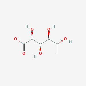 molecular formula C6H11O6- B1236484 D-Fuconate 