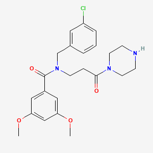 molecular formula C23H28ClN3O4 B12364929 F594-1001 