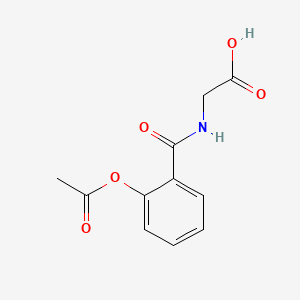 molecular formula C11H11NO5 B1236496 O-(Hippuryl)glycolate CAS No. 5853-85-0