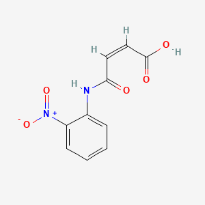 molecular formula C10H8N2O5 B1236506 (Z)-4-(2-nitroanilino)-4-oxobut-2-enoic acid CAS No. 42537-58-6