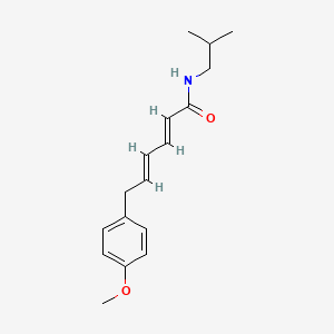 molecular formula C17H23NO2 B1236508 Piperovatine CAS No. 25090-18-0