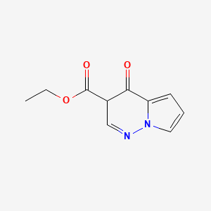 molecular formula C10H10N2O3 B12365195 ethyl 4-oxo-3H-pyrrolo[1,2-b]pyridazine-3-carboxylate 