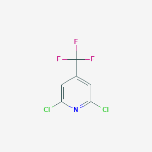 molecular formula C6H2Cl2F3N B123652 2,6-Dichloro-4-(trifluoromethyl)pyridine CAS No. 39890-98-7