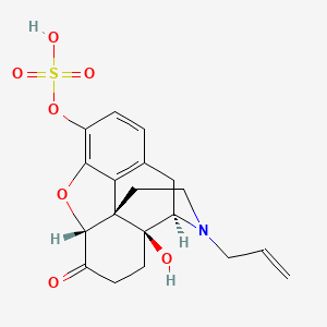 molecular formula C19H21NO7S B1236526 Naloxone-3-ethereal sulfate CAS No. 34707-87-4