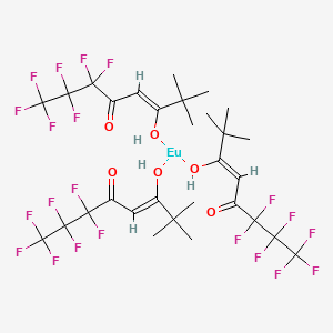 molecular formula C30H33EuF21O6 B1236528 Resolve-Al EuFOD 