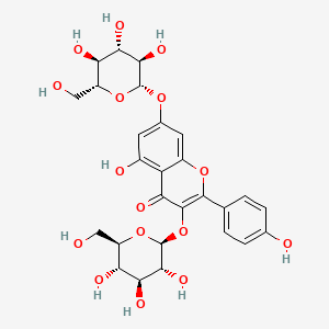 molecular formula C27H30O16 B1236531 Kaempferol 3,7-diglucoside CAS No. 25615-14-9