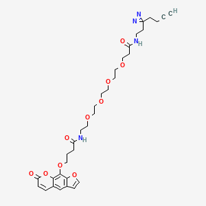 molecular formula C33H42N4O10 B12365453 SPB-PEG4-AAD 