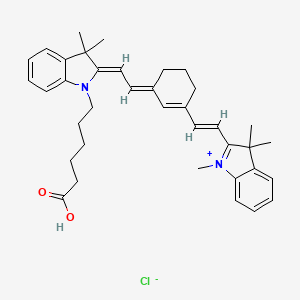 molecular formula C37H45ClN2O2 B12365471 Cyanine7 carboxylic acid (chloride) 