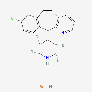 molecular formula C19H20BrClN2 B12365539 Desloratadine-d4 (hydrobromide) 
