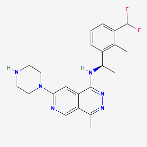 molecular formula C22H26F2N6 B12365546 SOS1 Ligand intermediate-6 