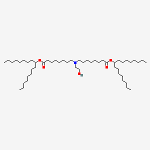 molecular formula C52H103NO5 B12365558 Di(heptadecan-9-yl) 8,8'-((2-hydroxyethyl)azanediyl)dioctanoate 
