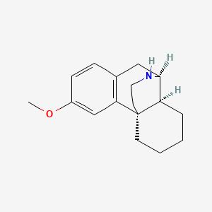 molecular formula C17H23NO B1236558 (+)-3-Methoxymorphinan CAS No. 1531-23-3