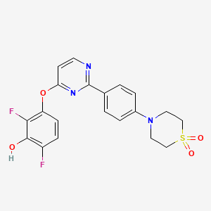 molecular formula C20H17F2N3O4S B12365626 Hsd17B13-IN-36 