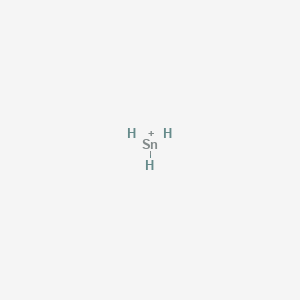 molecular formula H3Sn+ B1236563 Stannylium 
