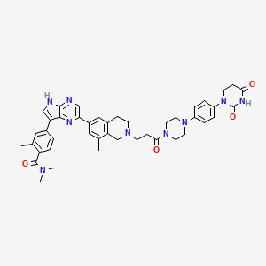 molecular formula C43H47N9O4 B12365703 PROTAC HPK1 Degrader-2 