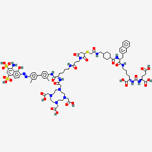 molecular formula C88H112N16O28S3 B12365873 EB-PSMA-617 