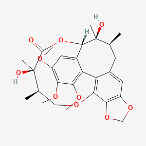 molecular formula C28H34O10 B1236589 Gomisin D 