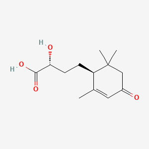 (6S,9R)-2-Hydroxy-4-(2,6,6-trimethyl-4-oxo-cyclohex-2-enyl)-butyric acid