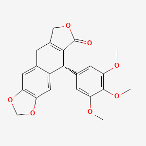 B1236602 beta-Apopicropodophyllin CAS No. 477-52-1