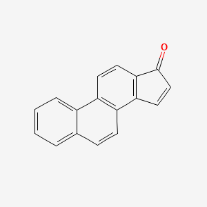 molecular formula C17H10O B1236603 17H-Cyclopenta(a)phenanthren-17-one CAS No. 50905-54-9