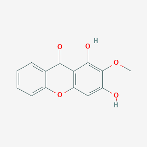 molecular formula C14H10O5 B12366139 1,3-Dihydroxy-2-methoxyxanthone CAS No. 87339-74-0