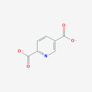 molecular formula C7H3NO4-2 B1236617 Pyridine-2,5-dicarboxylate 