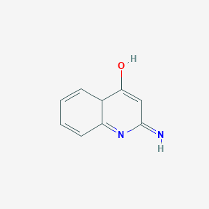 molecular formula C9H8N2O B12366303 2-imino-4aH-quinolin-4-ol 