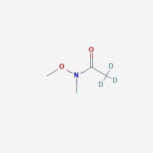 molecular formula C4H9NO2 B12366308 N-Methoxy-N-methylacetamide-d3 