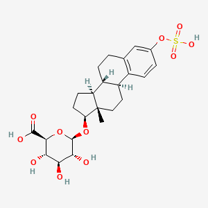17-beta-estradiol 3-sulfate-17-(beta-D-glucuronide)