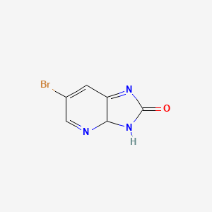 molecular formula C6H4BrN3O B12366323 6-Bromo-3,3a-dihydroimidazo[4,5-b]pyridin-2-one 