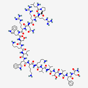 molecular formula C113H183N35O23 B12366402 Lynronne-1 