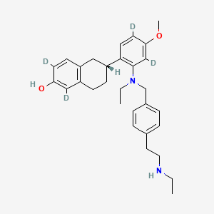 molecular formula C30H38N2O2 B12366413 Elacestrant-d4-1 