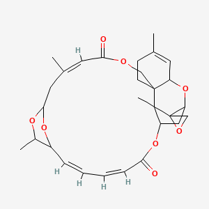molecular formula C29H36O8 B1236644 Roridin H 
