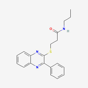 molecular formula C20H21N3OS B12366468 Topoisomerase II inhibitor 18 