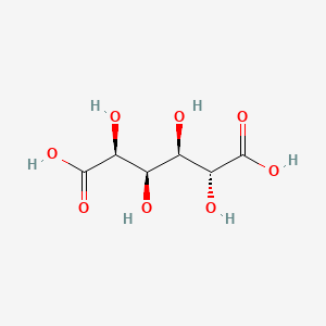 molecular formula C6H10O8 B1236650 L-glucaric acid 