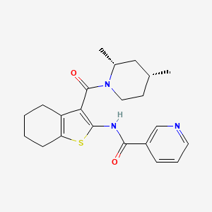molecular formula C22H27N3O2S B12366652 TF-S14 