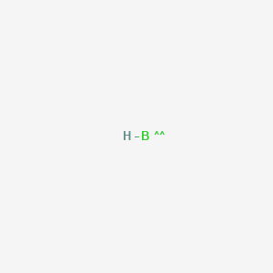 molecular formula BH B1236670 Hydridoboron(2.) (singlet) 