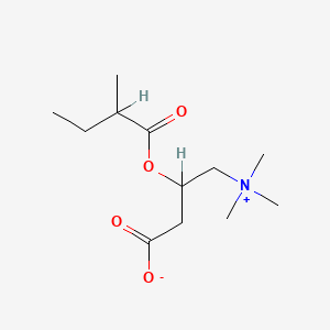 molecular formula C12H23NO4 B1236675 2-Methylbutyroylcarnitine CAS No. 31023-25-3